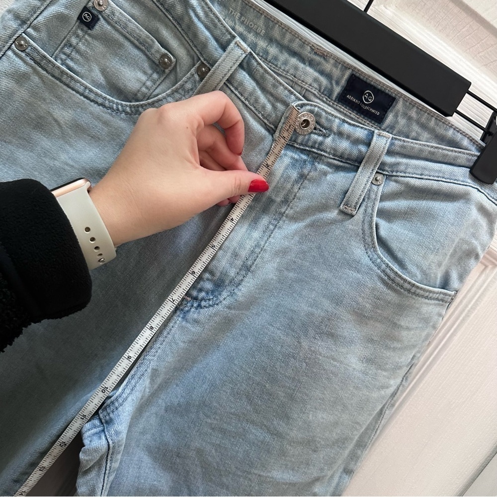 Ag Adriano Goldschmied the phoebe jean light blue 30 Tapered straight leg - Picture 4 of 9